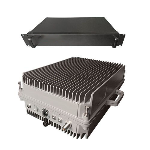  岱山350M PDT消防集群警用数字光纤直放站近远端机